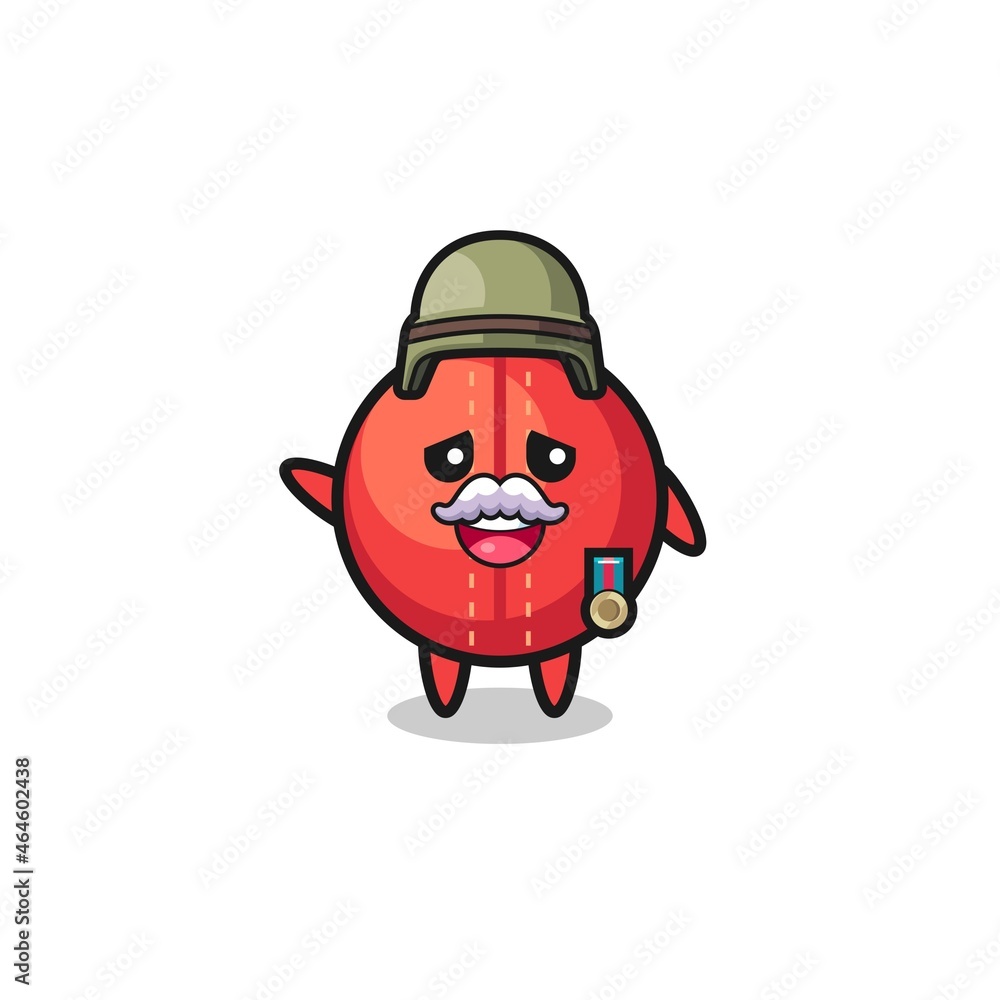 cute cricket ball as veteran cartoon cute cricket ball as veteran cartoon