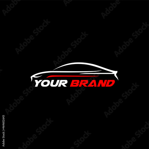car, automotive logo concept with modern style