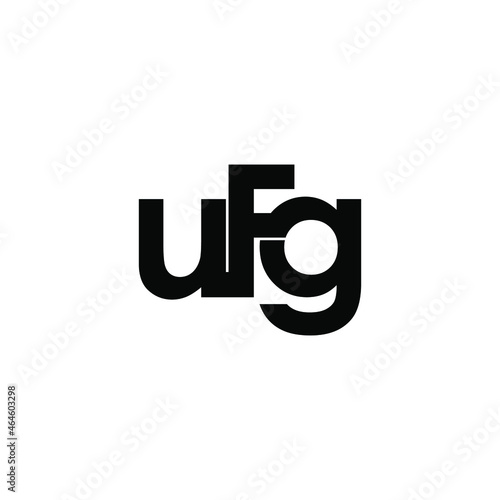 Foto ufg initial letter monogram logo design