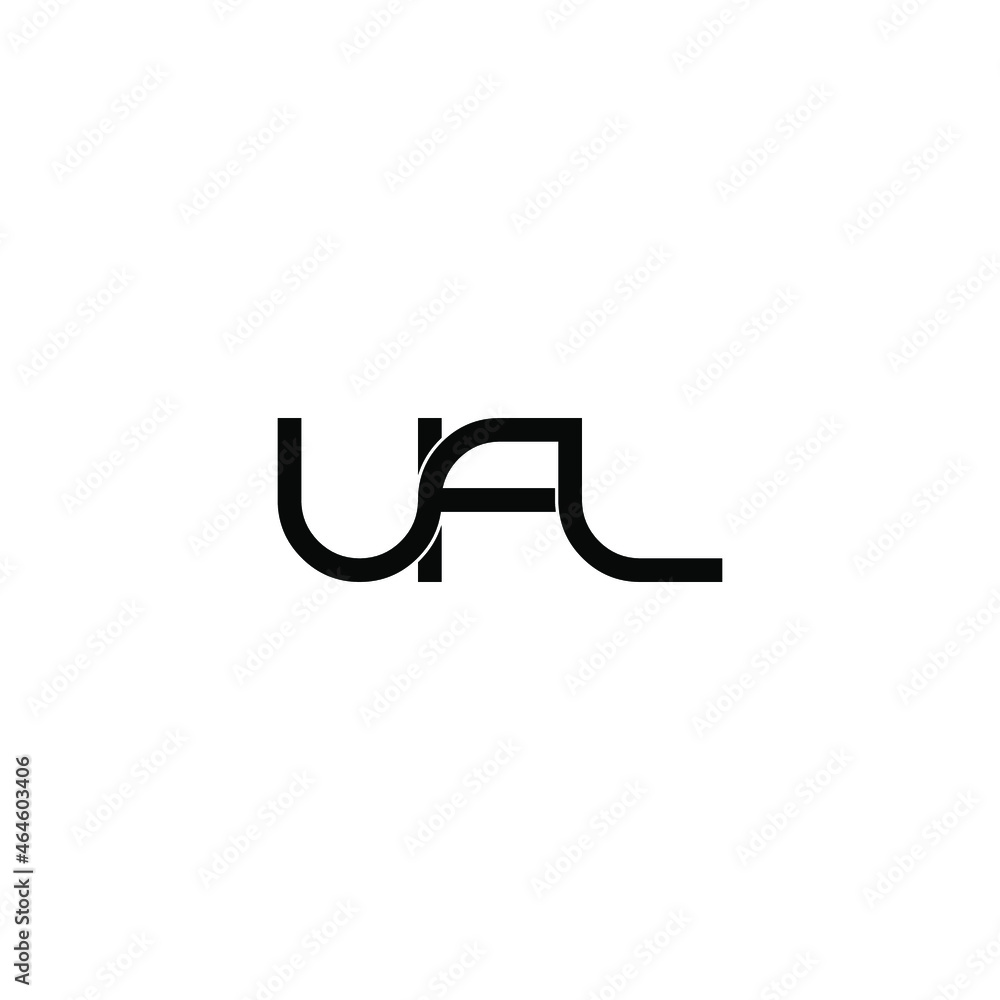 ufl initial letter monogram logo design ufl initial letter monogram logo design