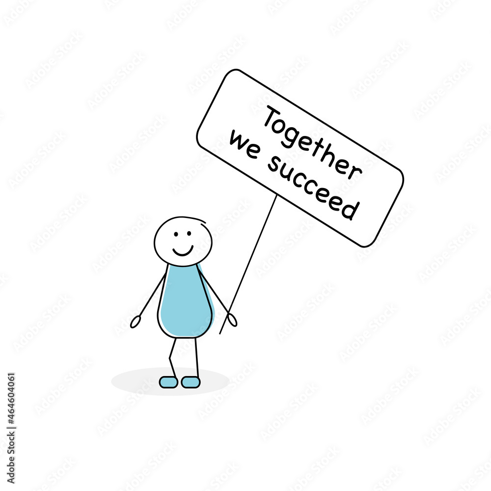 Jolly stickman - together we succeed Jolly stickman - together we succeed