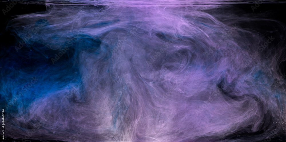 Obraz premium inks in water, color abstract explosion