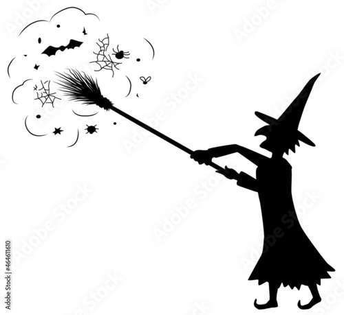 Witch Silhouette, Broom Reach