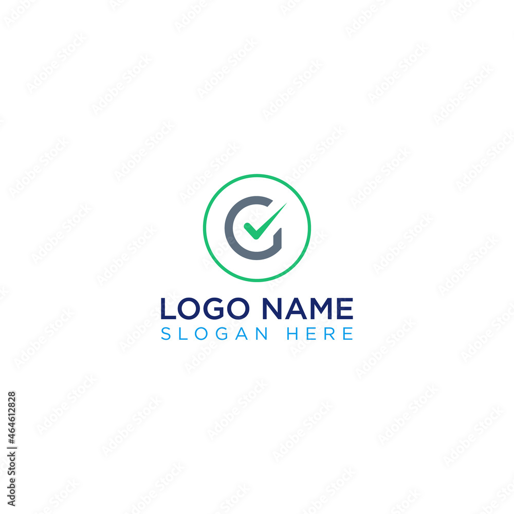 Business Growth letter G logo design vector template easy to edit