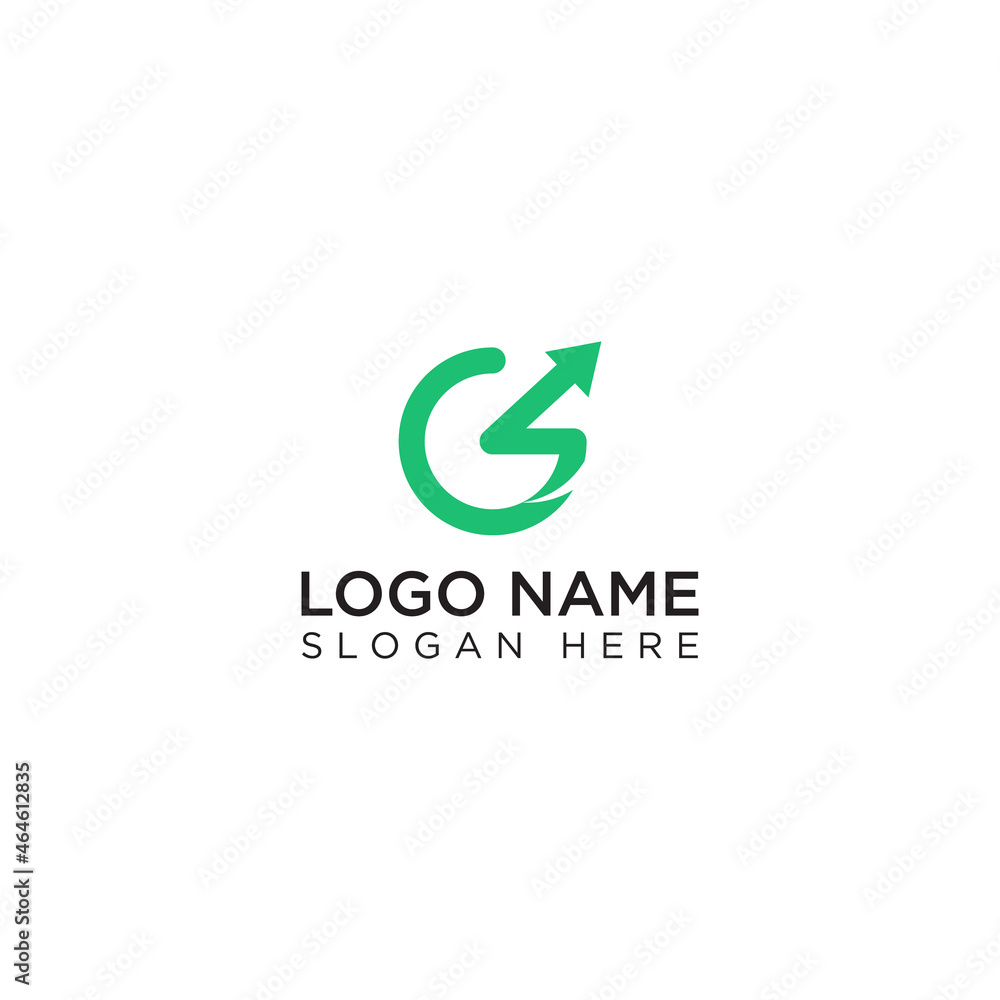 Business Growth letter G logo design vector template easy to edit Business Growth letter G logo design vector template easy to edit