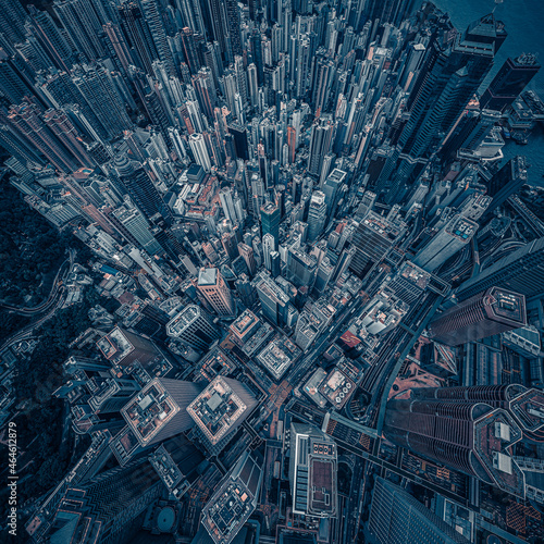 Hong Kong Cityscape at panorama  view © YiuCheung