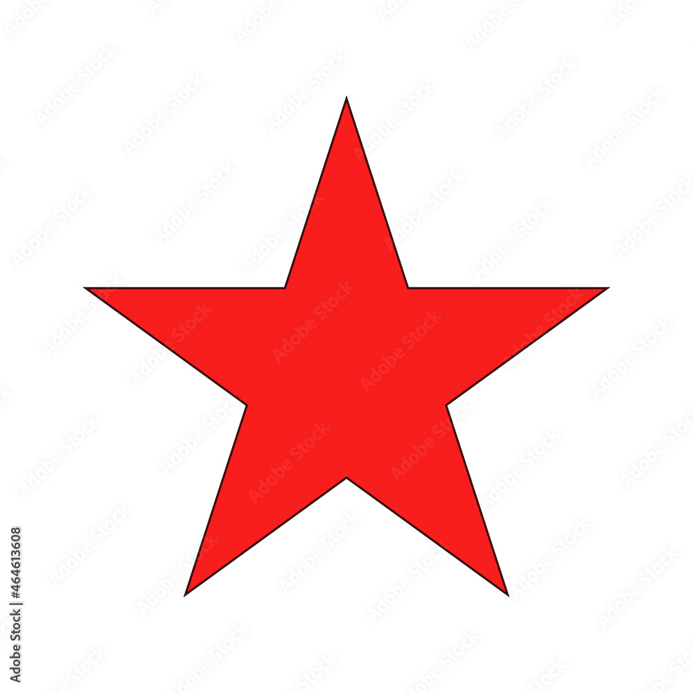 Star icon. illustration of red star vector icon. can be use for the web, part of presentation, christmas design decorations, and others. vector Star icon. illustration of red star vector icon. can be use for the web, part of presentation, christmas design decorations, and others. vector