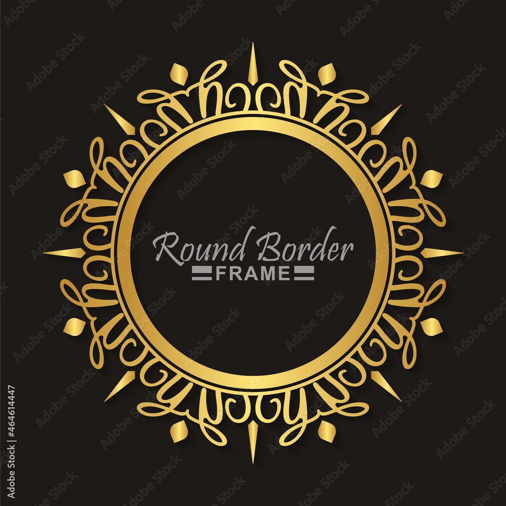 luxury ornament pattern circle design