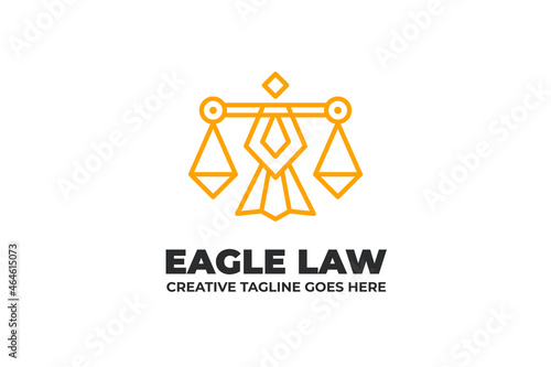 Justice Law Monoline Logo