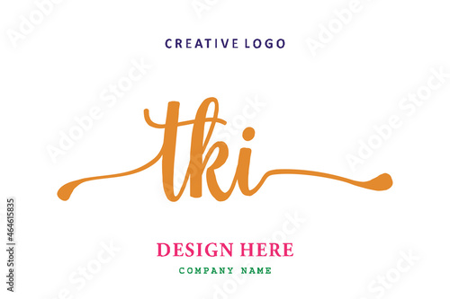 TKI  lettering logo is simple, easy to understand and authoritative