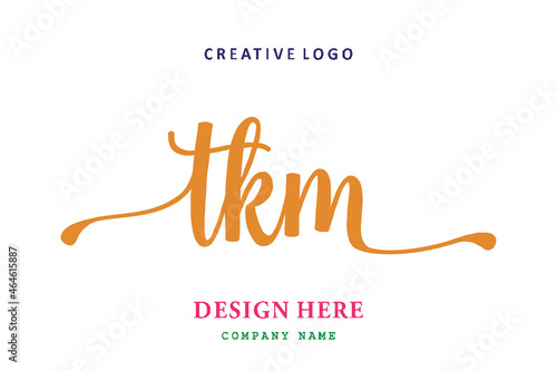 TKM  lettering logo is simple, easy to understand and authoritative