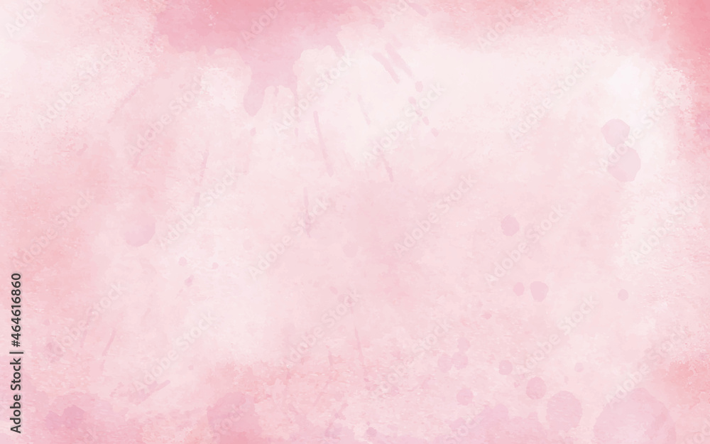 Pink watercolor background for textures backgrounds and web banners design .Abstract grunge background
