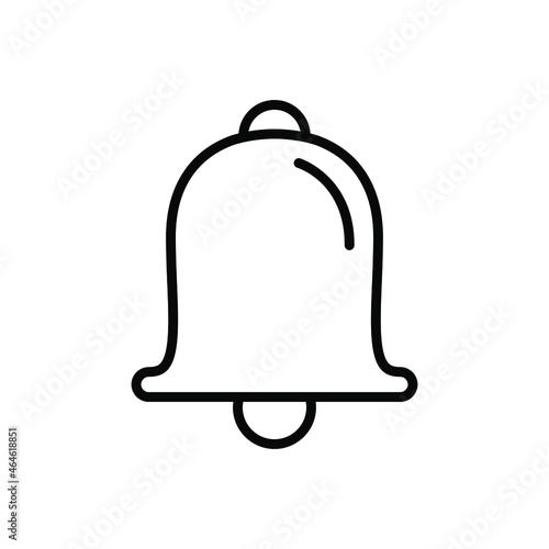 Bell icon vector graphic