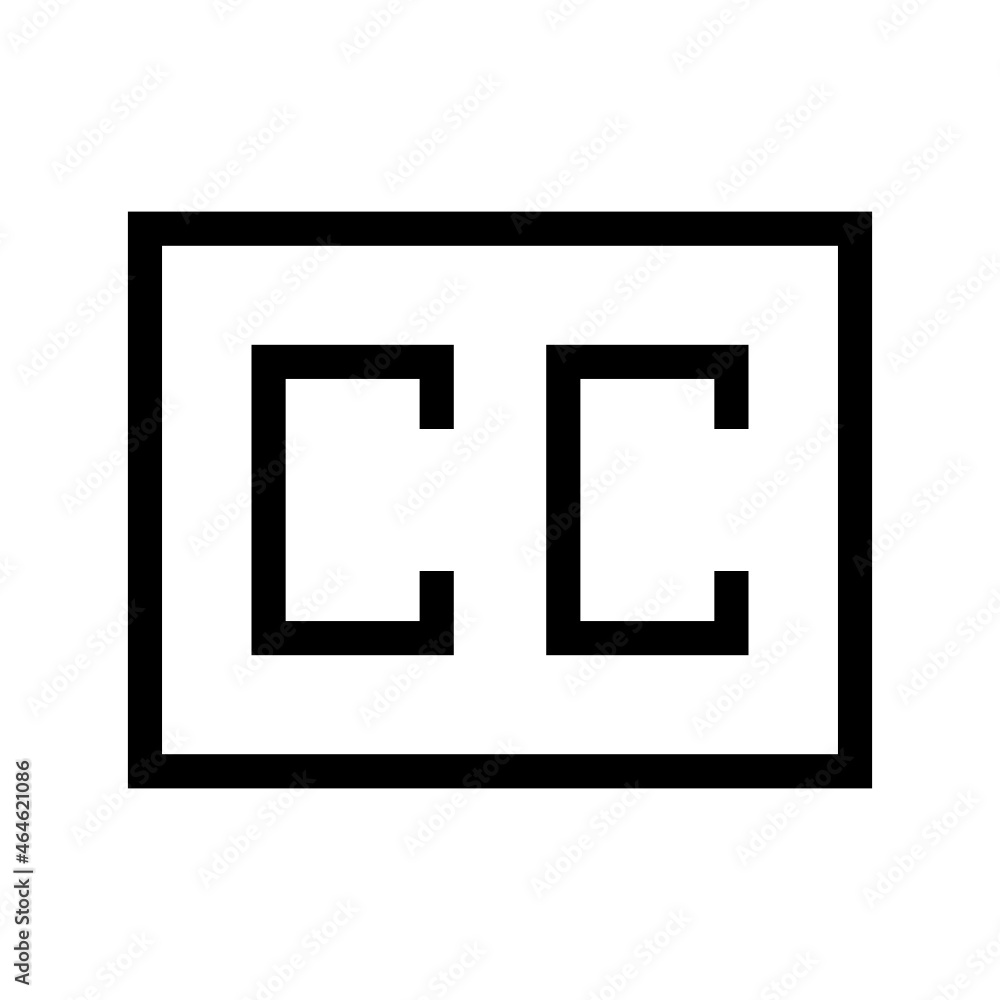 creative commons icon on white background
creative commons icon on white background