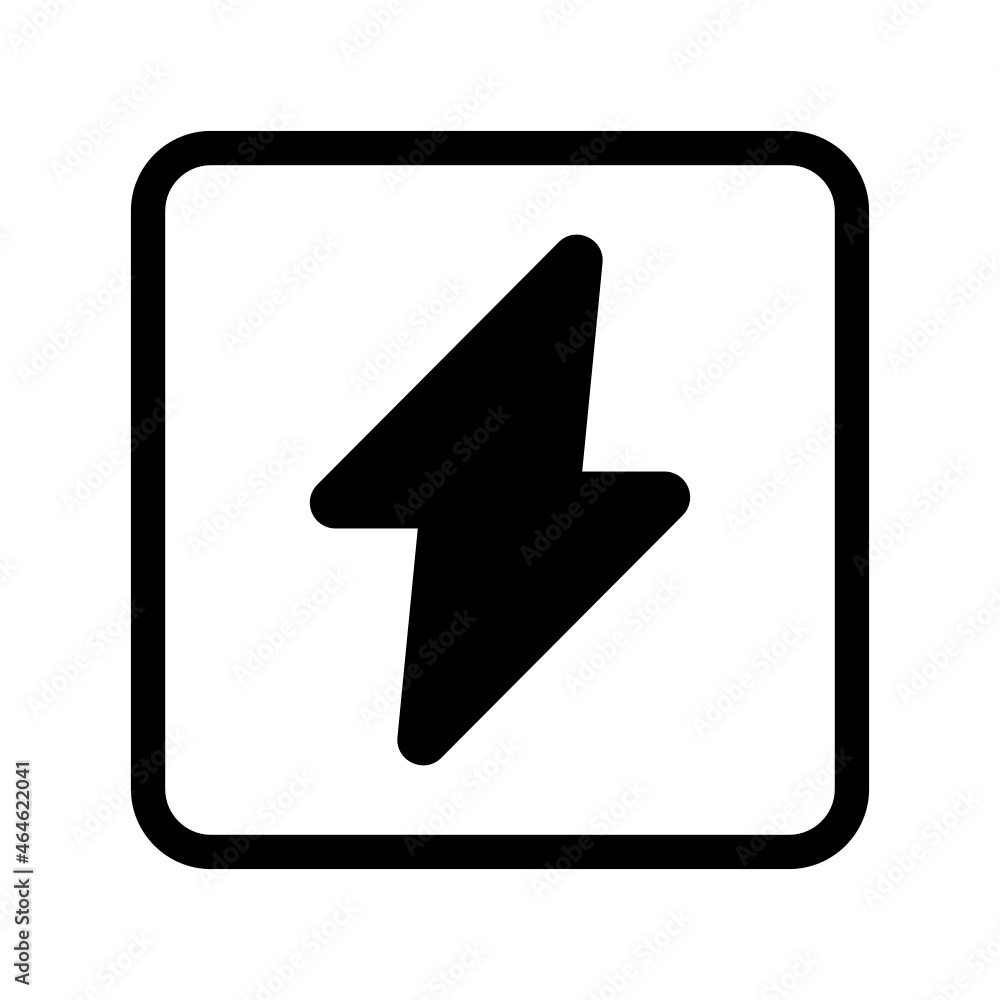 flash icon on white background
flash icon on white background