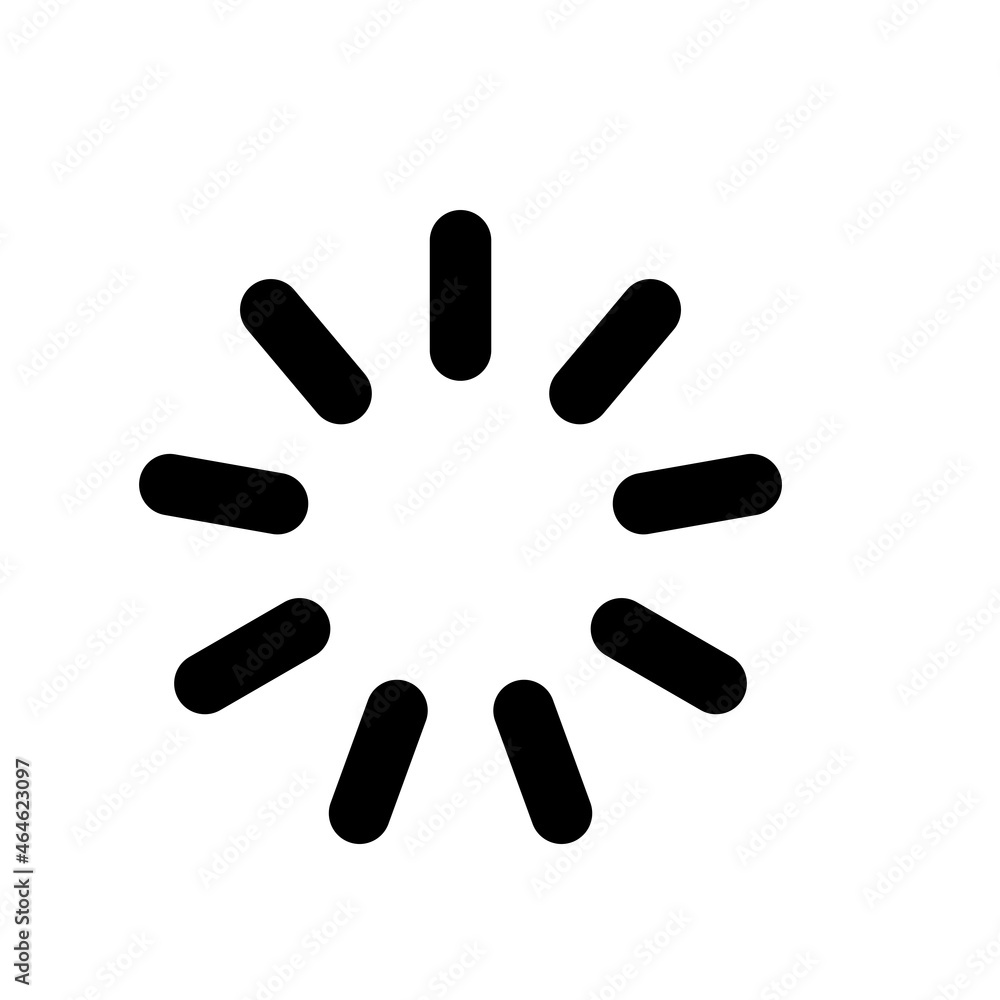 Loading Icon Design Vector Template Illustration Sign And Symbol On White Background Loading Icon Design Vector Template Illustration Sign And Symbol On White Background