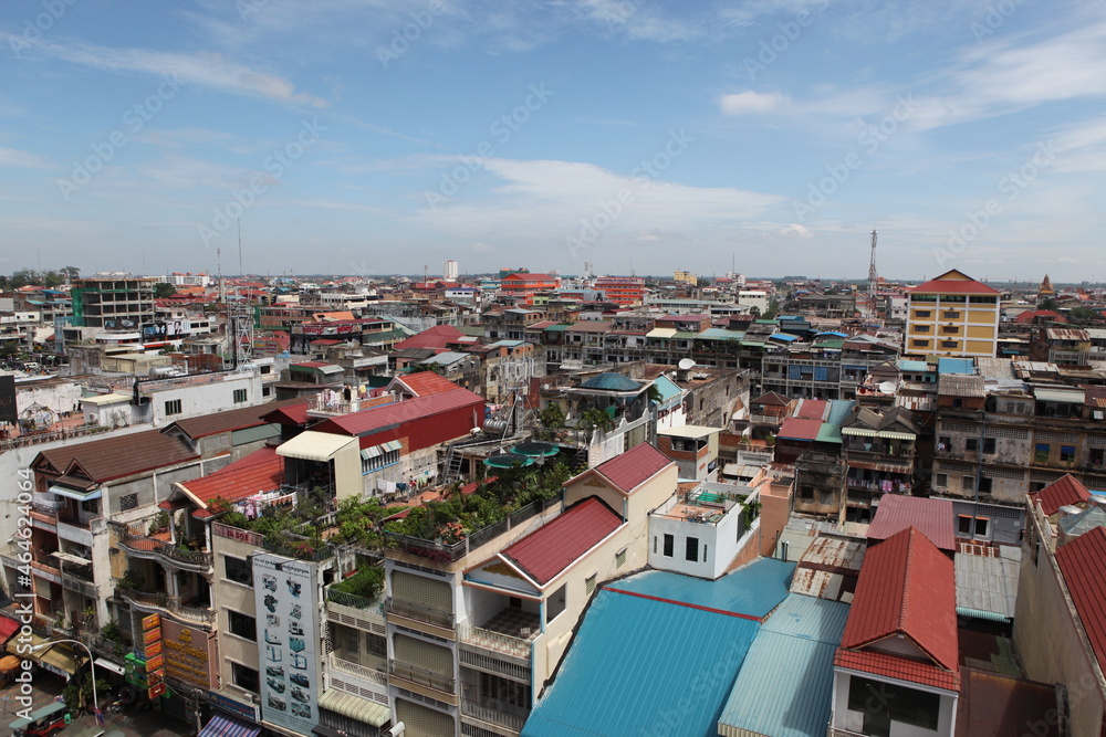 カンボジアプノンペンの街