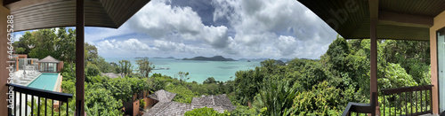 Panoramic view of Andaman Sea, Phuket Island, Thailand