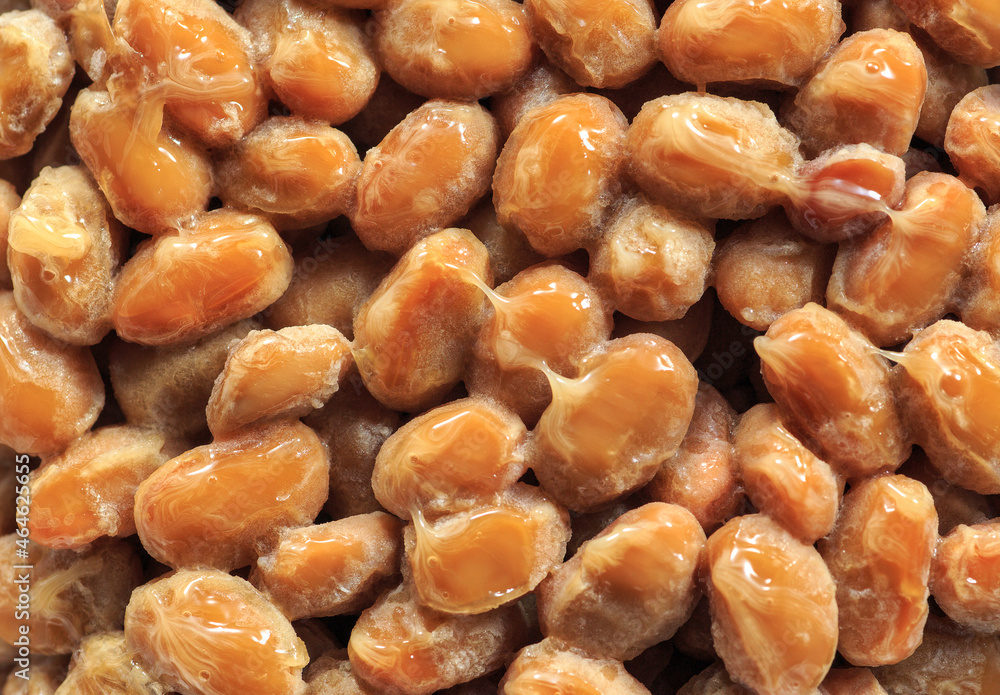 Nattō is a traditional Japanese food made from soybeans that have been