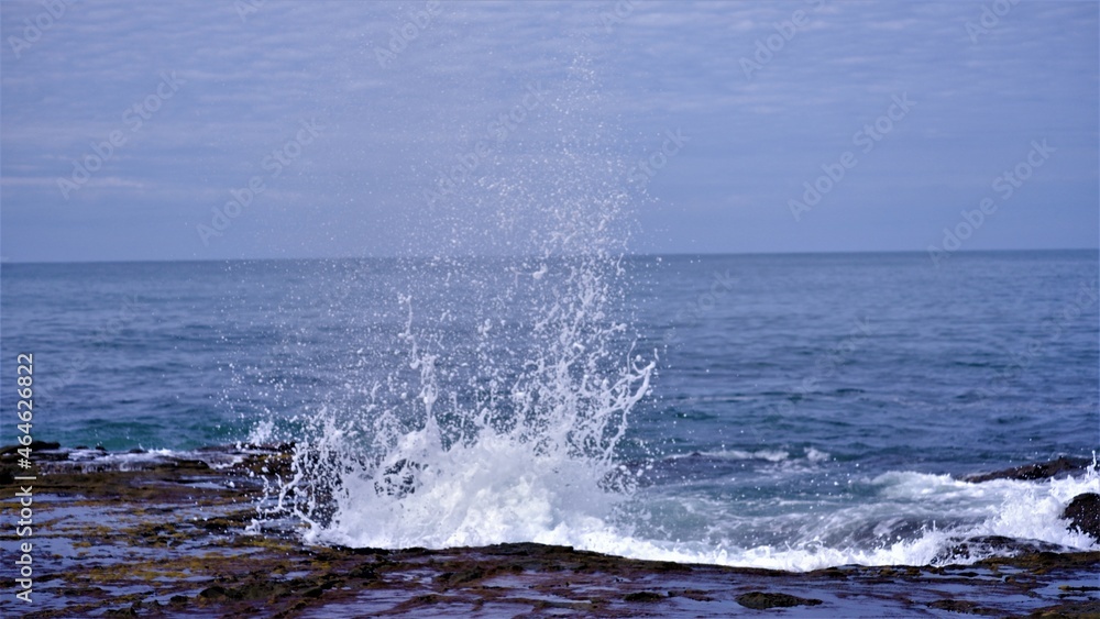 Naklejka premium spray from the ocean