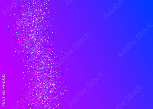 Rainbow Texture. Purple Laser Confetti. Crystal Art. Blur Prism.
