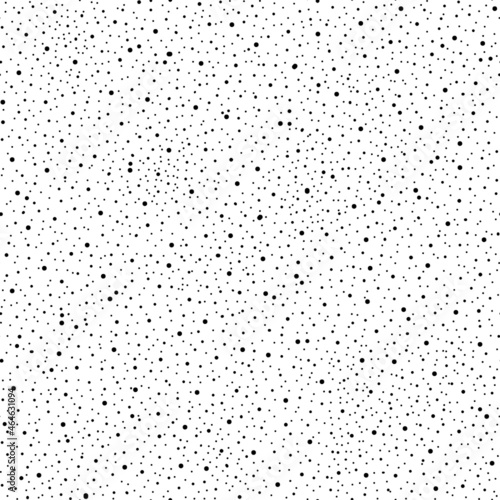 Seamless pattern. Circles and dots of different sizes.