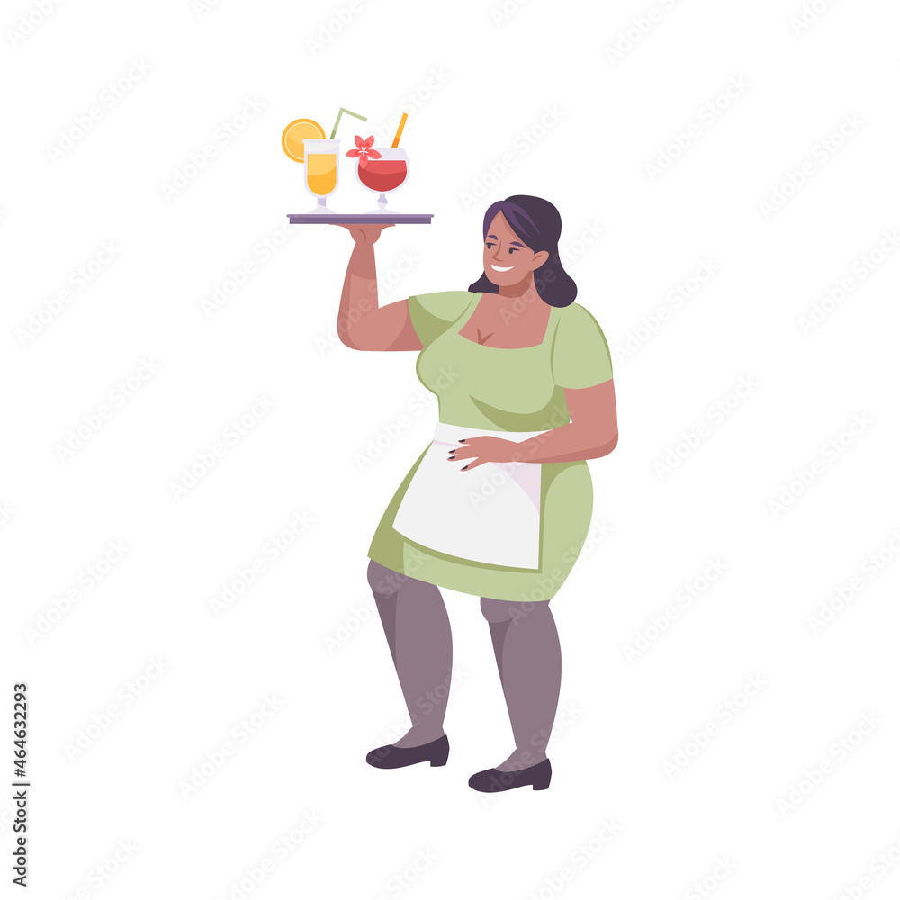 Cool Drinks Waiter Composition Cool Drinks Waiter Composition