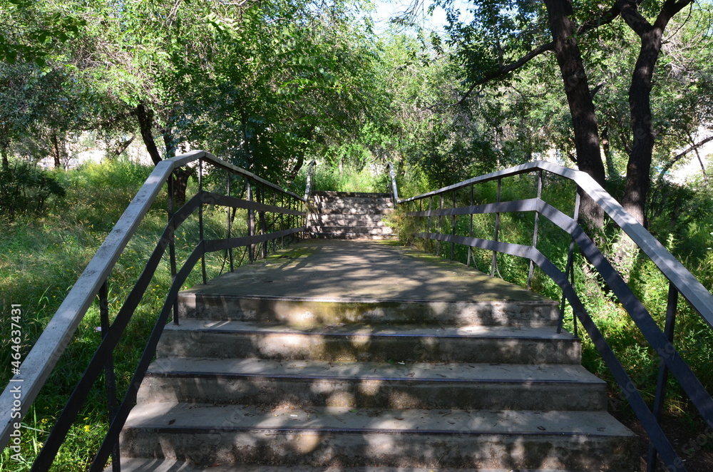Obraz premium A stairs in park