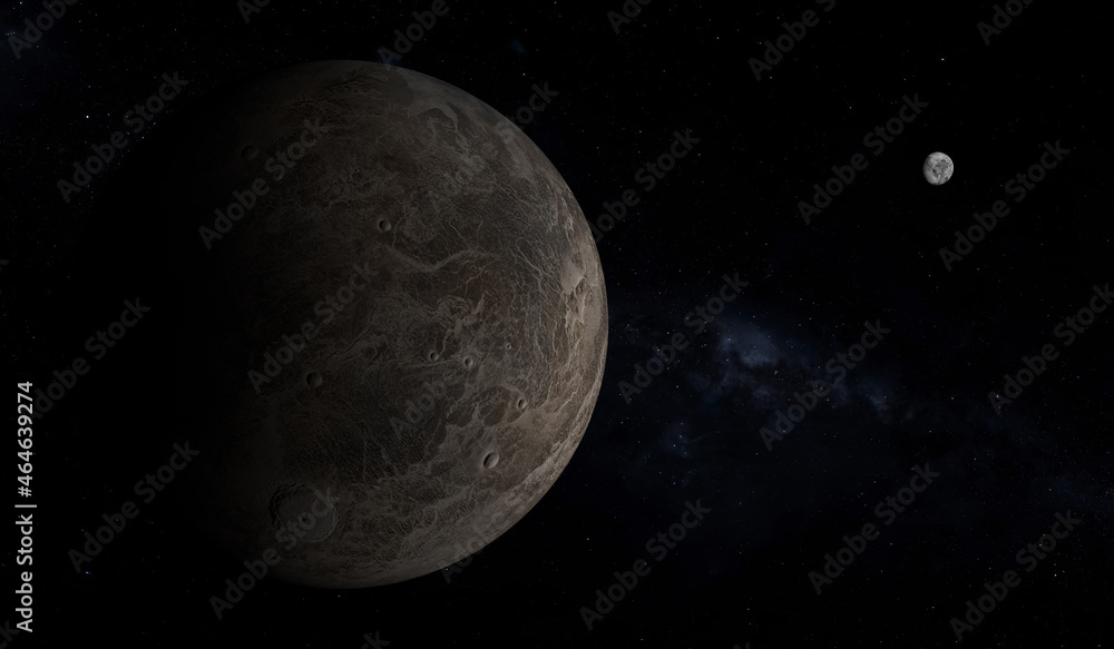 Unknown planet in outer space. Elements of this image furnished by NASA Unknown planet in outer space. Elements of this image furnished by NASA