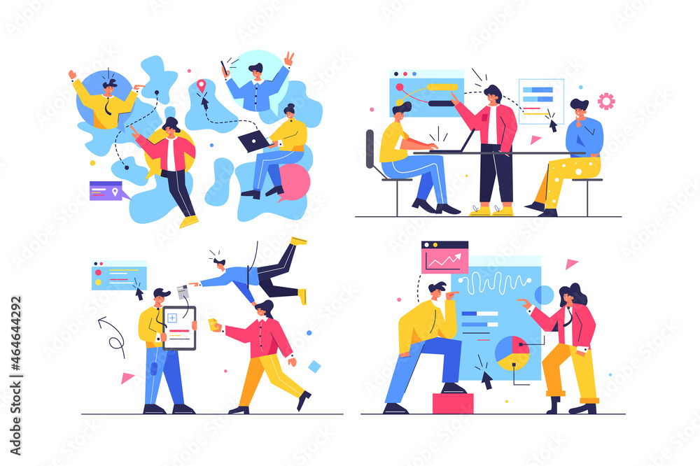 Manage people and implement ideas via device Manage people and implement ideas via device