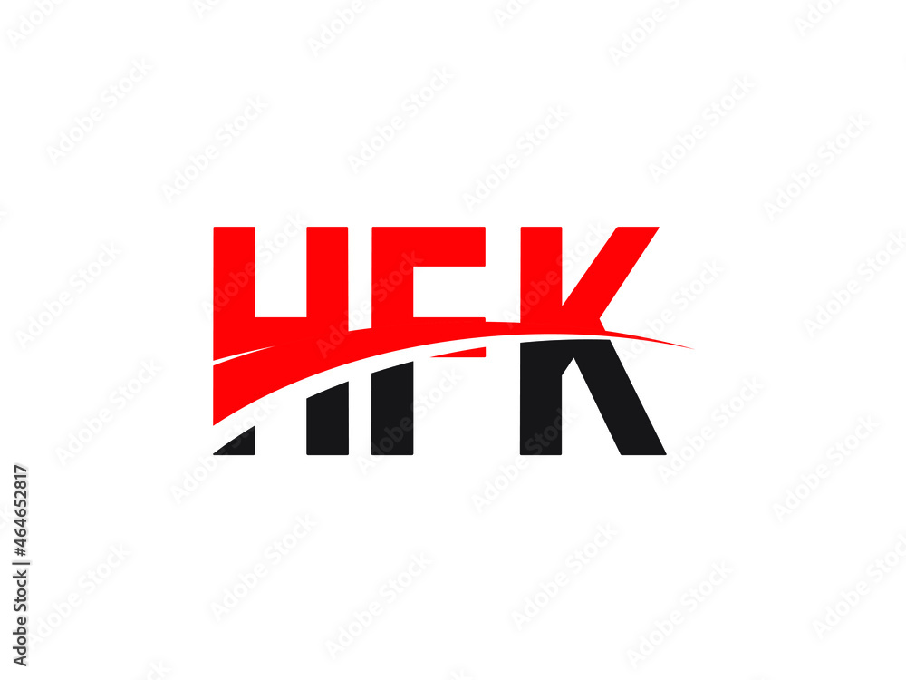 HFK Letter Initial Logo Design Vector Illustration HFK Letter Initial Logo Design Vector Illustration