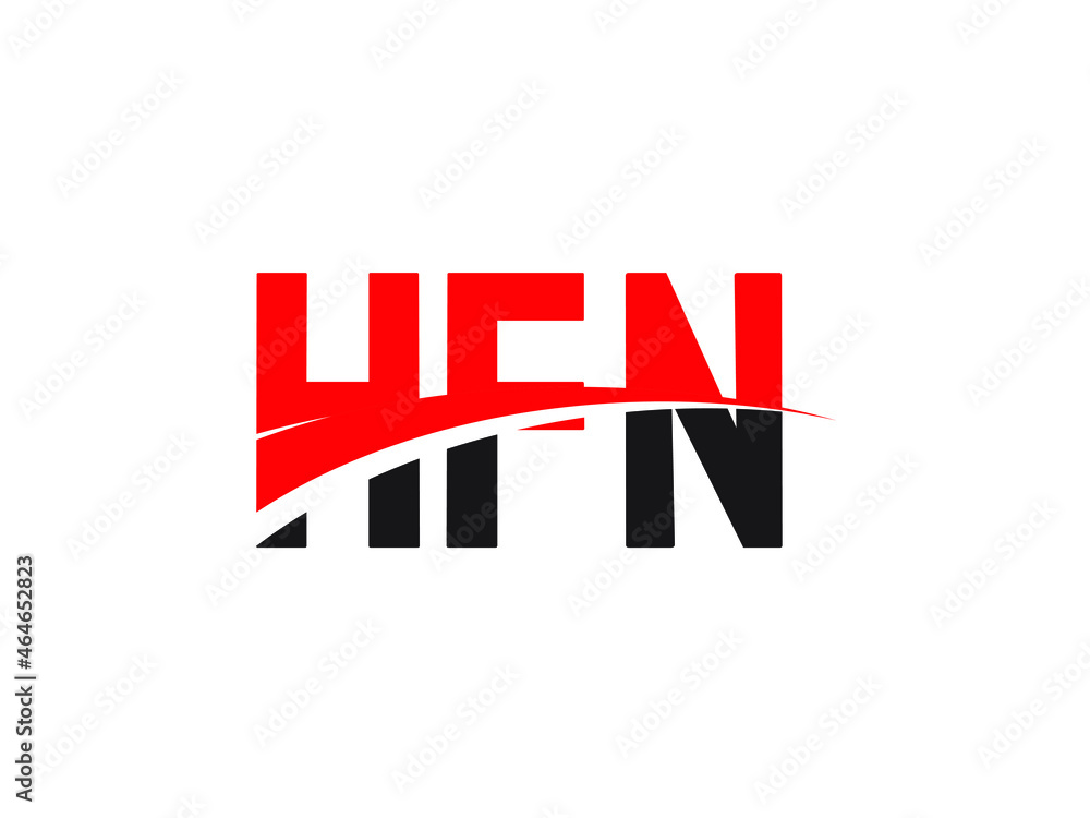 HFN Letter Initial Logo Design Vector Illustration HFN Letter Initial Logo Design Vector Illustration
