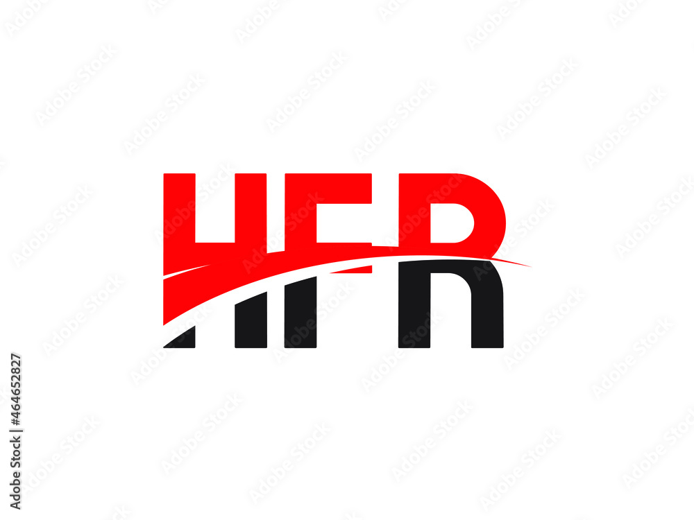 HFR Letter Initial Logo Design Vector Illustration