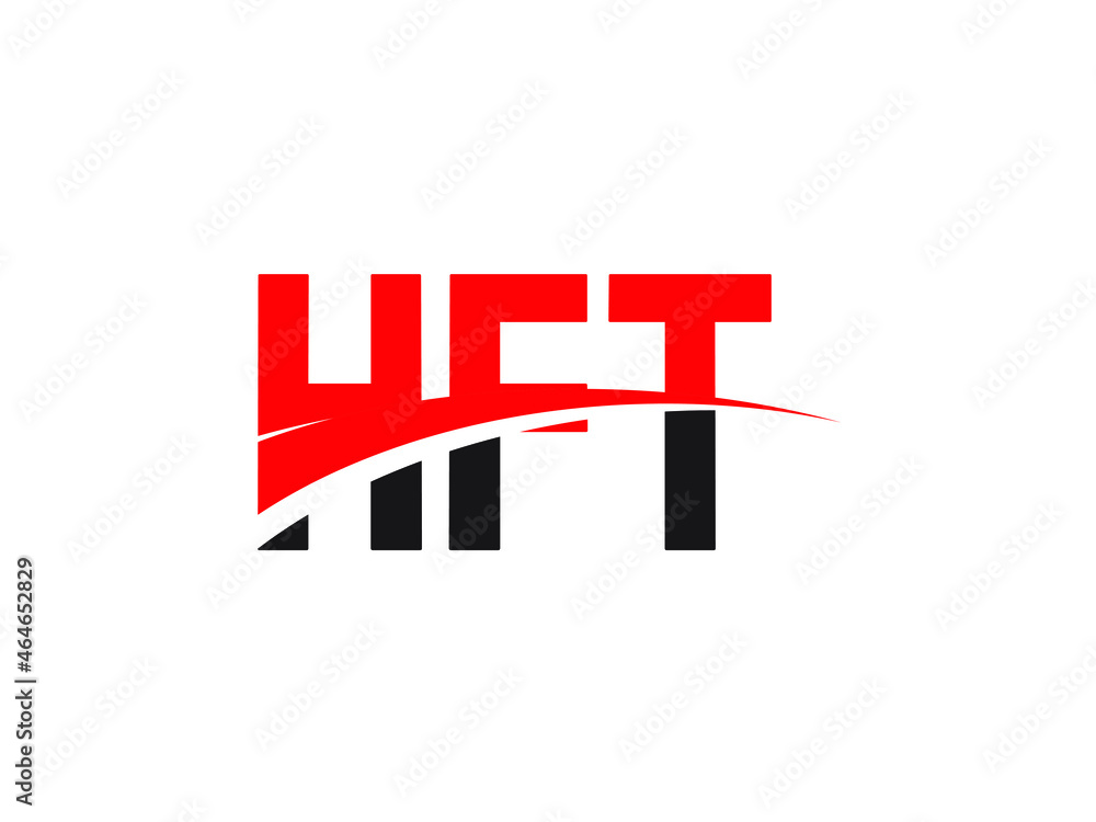 Fototapeta premium HFT Letter Initial Logo Design Vector Illustration