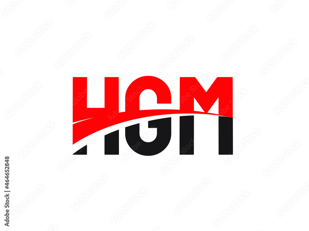 HGM Letter Initial Logo Design Vector Illustration HGM Letter Initial Logo Design Vector Illustration