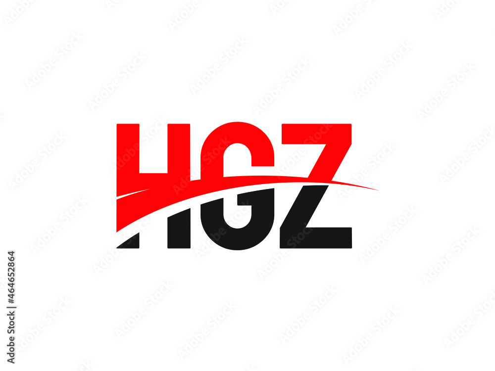 Obraz premium HGZ Letter Initial Logo Design Vector Illustration