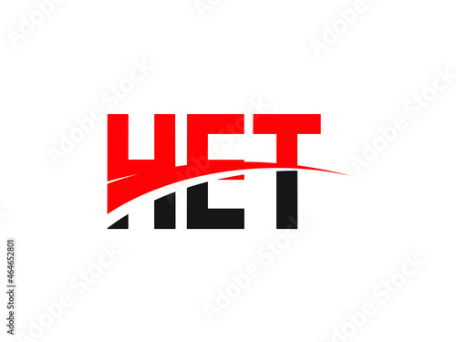 HET Letter Initial Logo Design Vector Illustration © Rubel