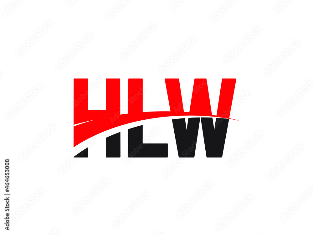 HLW Letter Initial Logo Design Vector Illustration HLW Letter Initial Logo Design Vector Illustration