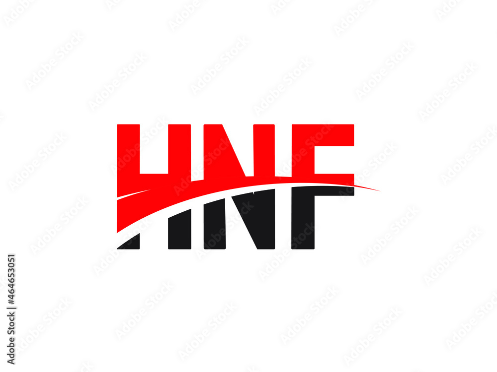 HNF Letter Initial Logo Design Vector Illustration HNF Letter Initial Logo Design Vector Illustration