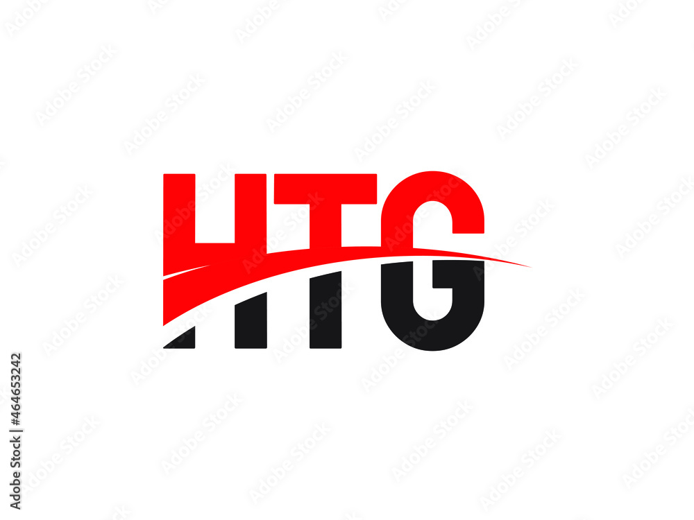 HTG Letter Initial Logo Design Vector Illustration HTG Letter Initial Logo Design Vector Illustration