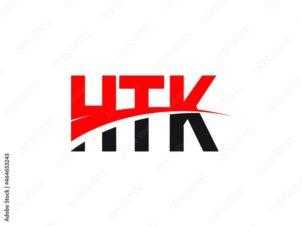 HTK Letter Initial Logo Design Vector Illustration