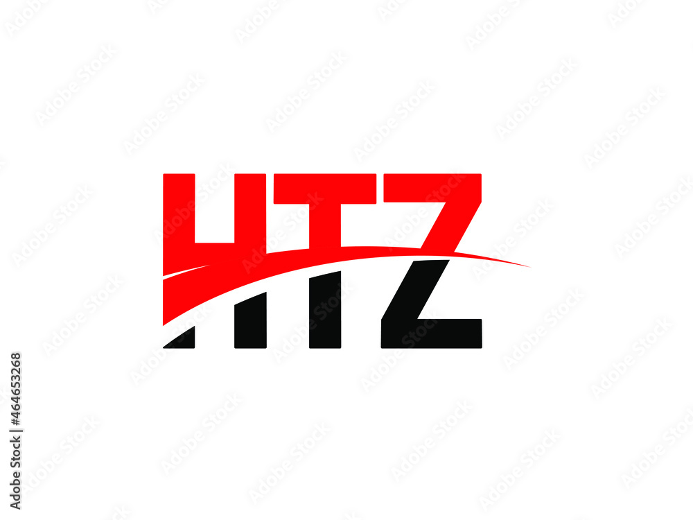 HTZ Letter Initial Logo Design Vector Illustration