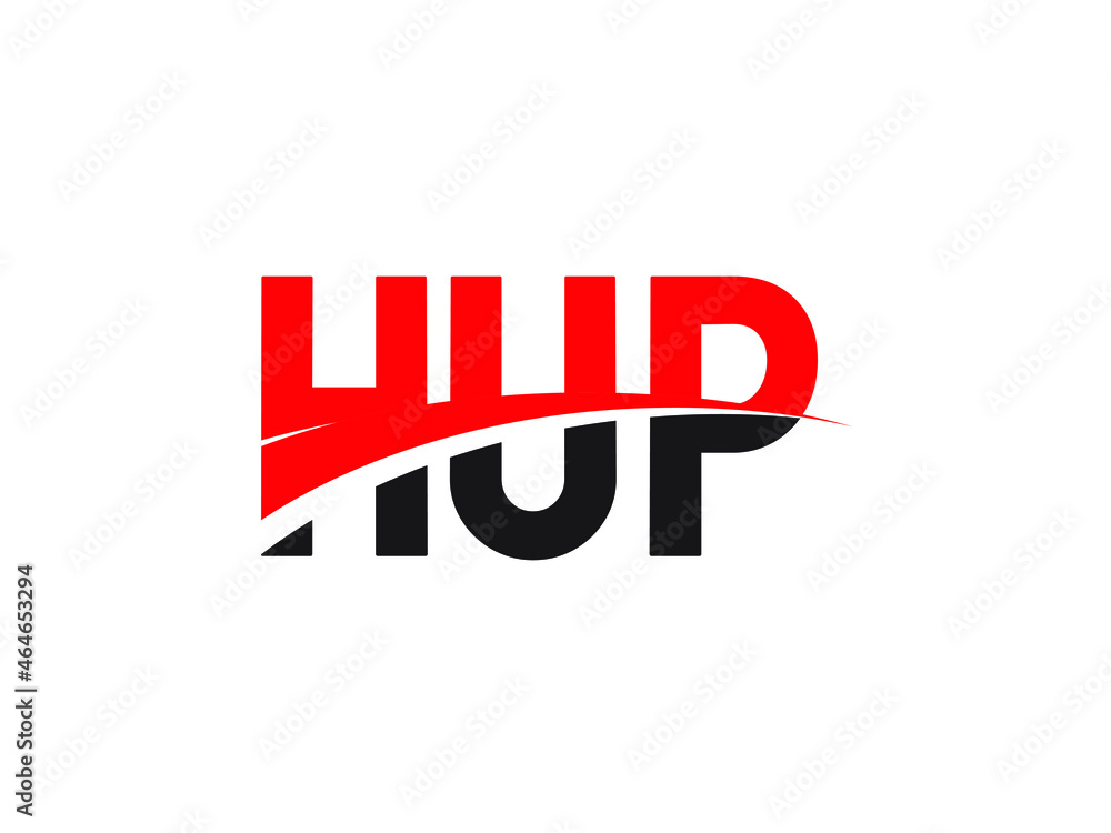 HUP Letter Initial Logo Design Vector Illustration HUP Letter Initial Logo Design Vector Illustration