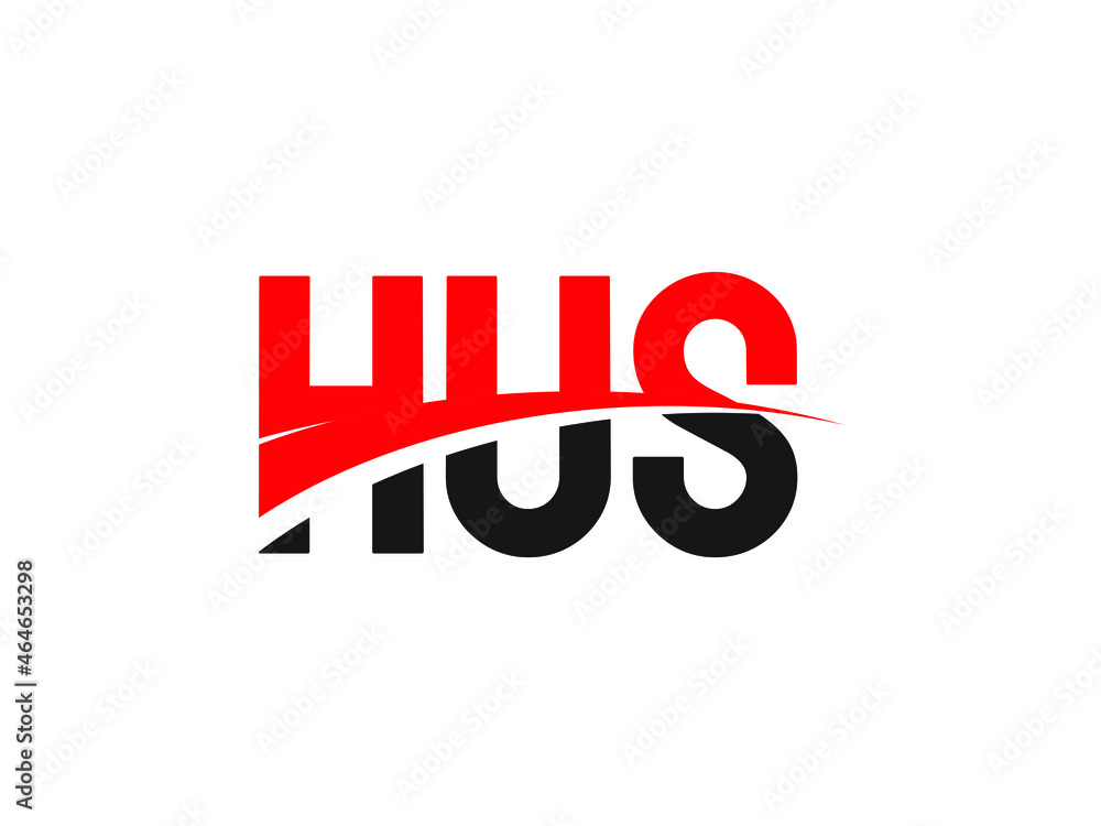 HUS Letter Initial Logo Design Vector Illustration HUS Letter Initial Logo Design Vector Illustration