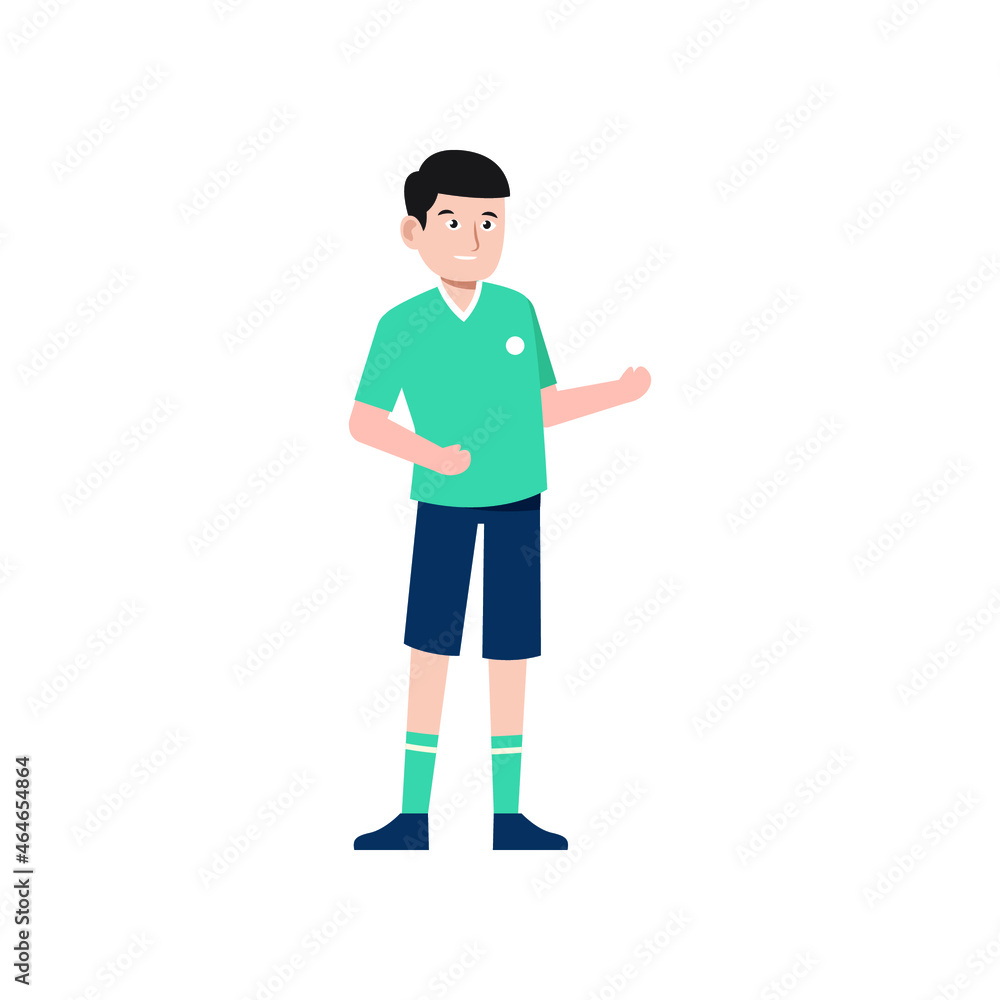 soccer football character vector illustration design