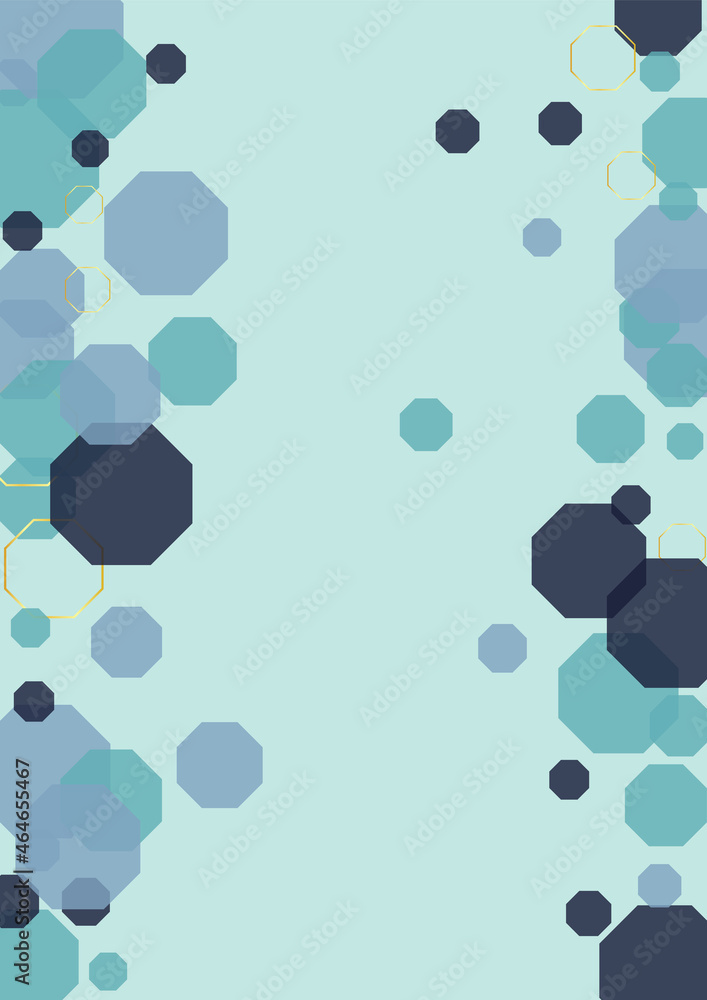 Fototapeta premium Blue-Gray Line Background Blue Vector. Tile Subtle Illustration. Innovation Design. Dark Blue Geometric Biology. Atom Mosaic.