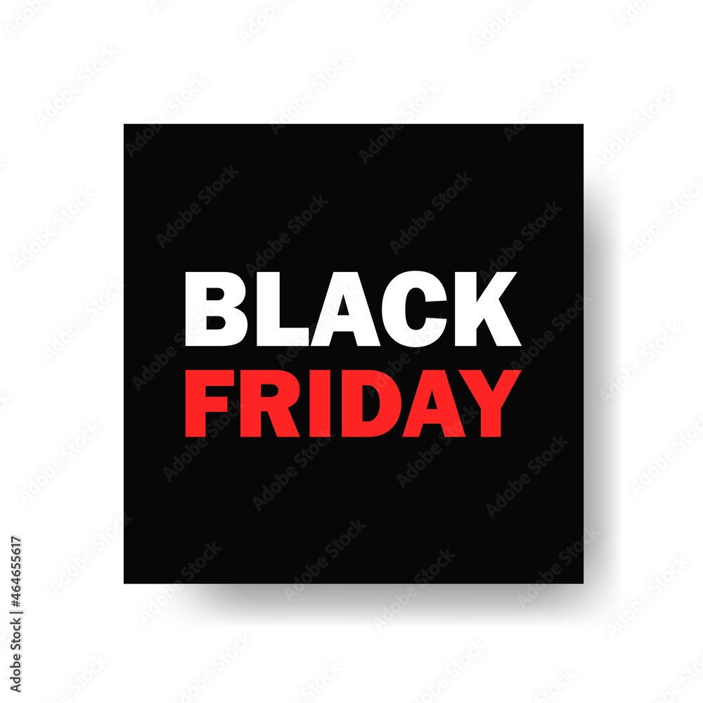 Black Friday. Big sales and discounts. Black friday sale poster or banner. Illustration Black Friday. Big sales and discounts. Black friday sale poster or banner. Illustration