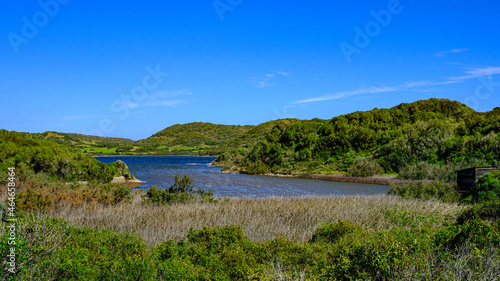 Parc Natural de s'Albufera des Grau, Menorca, Spain. view of the lagoon