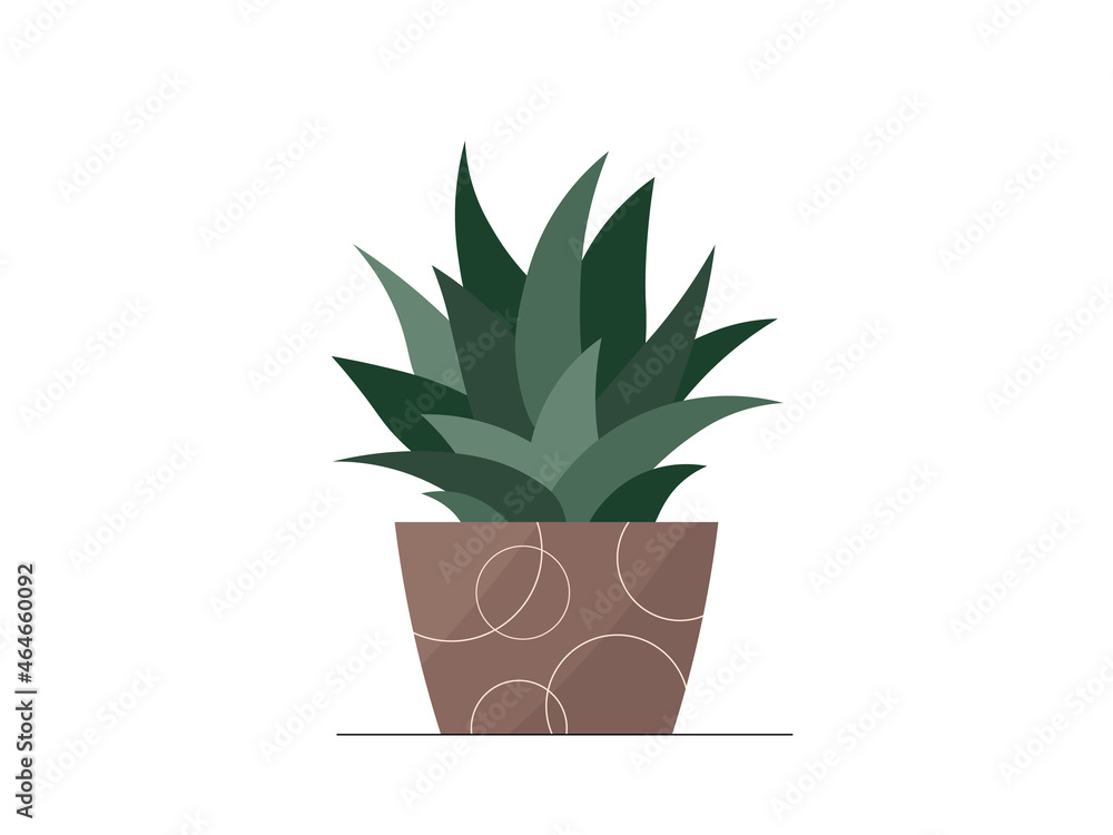 Cute flat vector succulent in brown flower pot illustration. Modern cartoon mini succulent plant in trendy pot icon for logo, print, web decoration design. Cozy home flower vector graphic element.
Cute flat vector succulent in brown flower pot illustration. Modern cartoon mini succulent plant in trendy pot icon for logo, print, web decoration design. Cozy home flower vector graphic element.