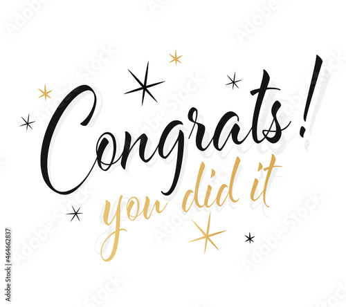 Congrats ! you did it